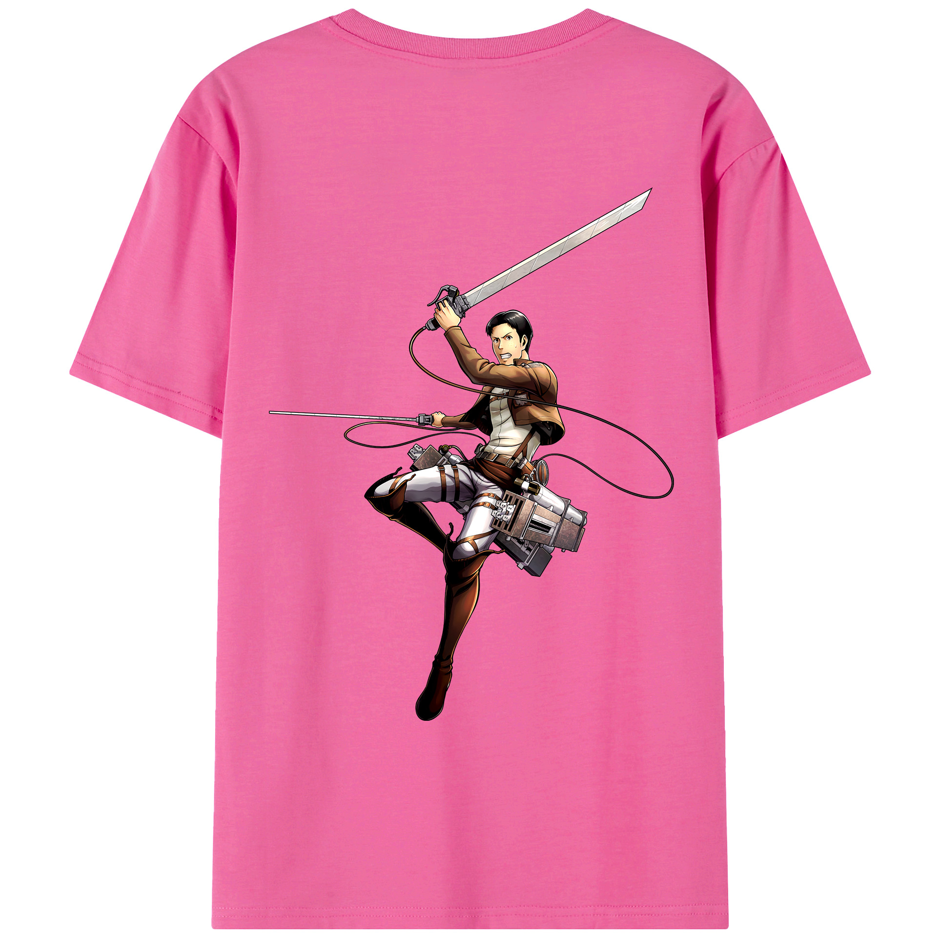 （画像用） 進撃の巨人 Attack on Titan レディース半袖Tシャツ(バックプリント)